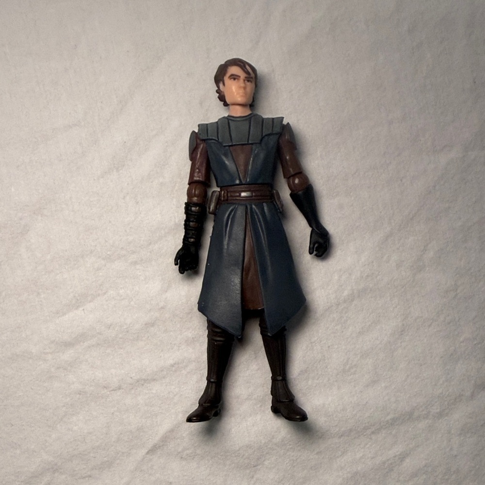 Star Wars 2008 Hasbro The Clone Wars Animated Anakin Skywalker Action Figure EUC